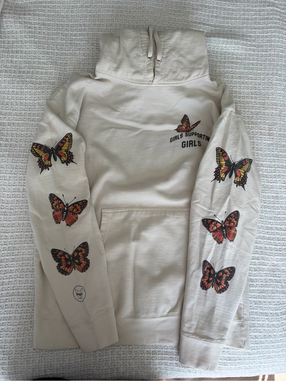 Adelaine Morin “Girls Supporting Girls” butterfly hoodie